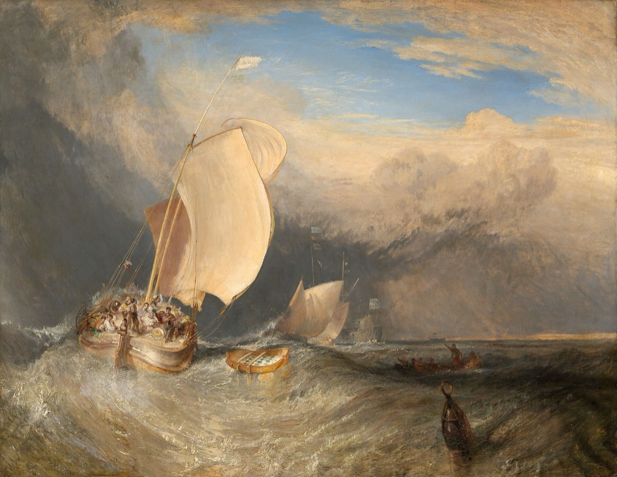 J. M. W. Turner, Fishing Boats with Hucksters Bargaining for Fish, 1837–38